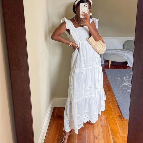 Cotton embroidery dress bloggers fav - Picture 6 of 15